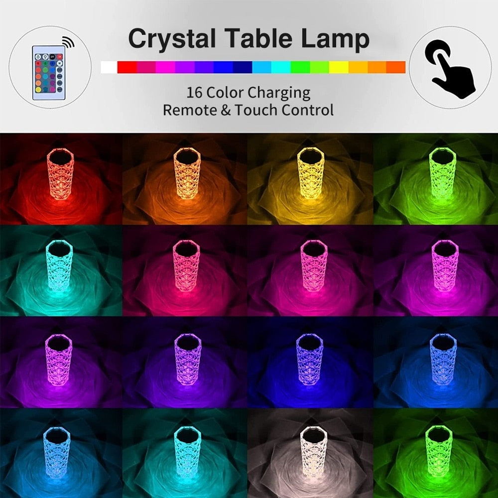 LED Crystal Lamp Light